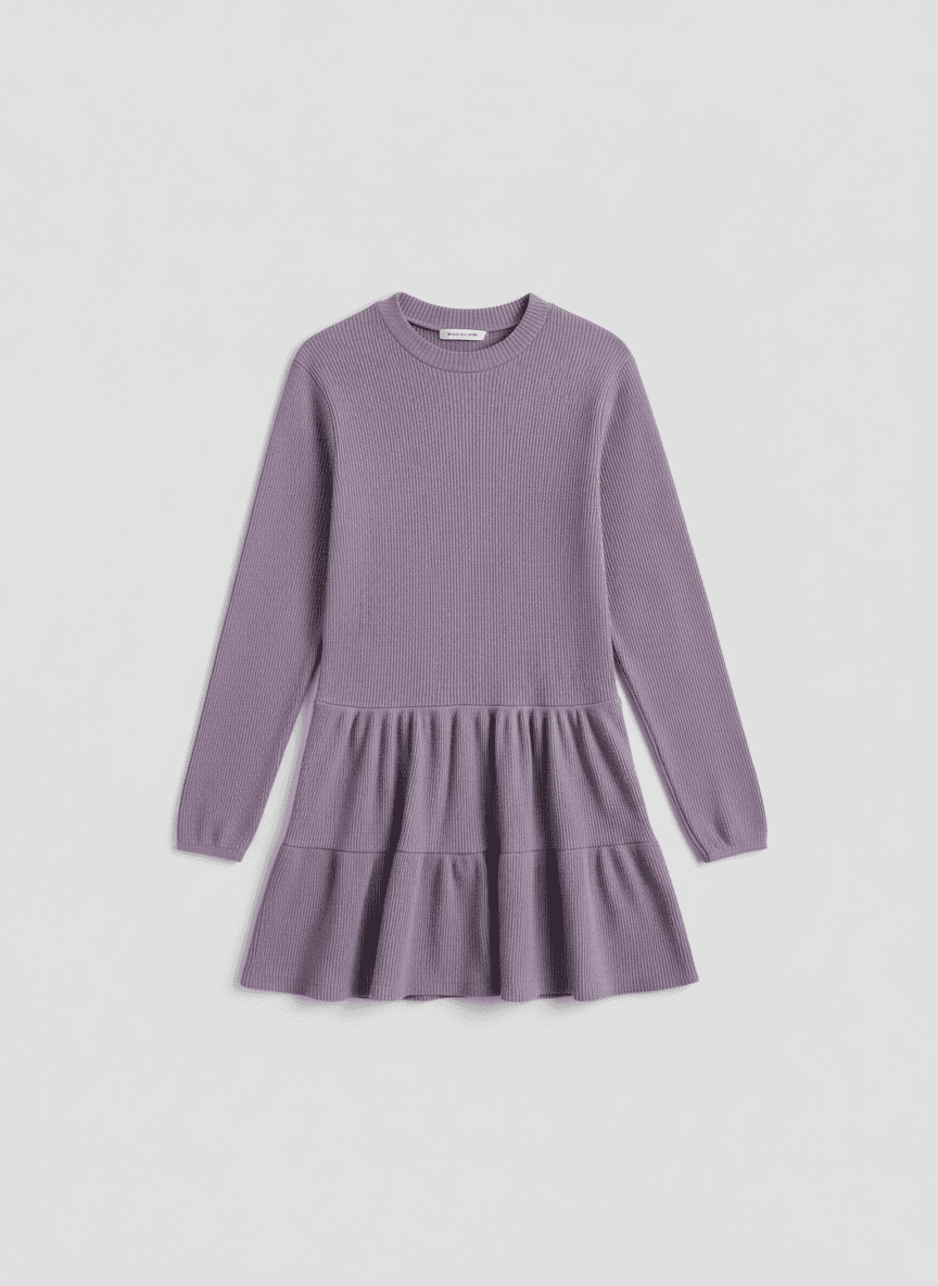 Purple dress - Size L - Preloved Fashion