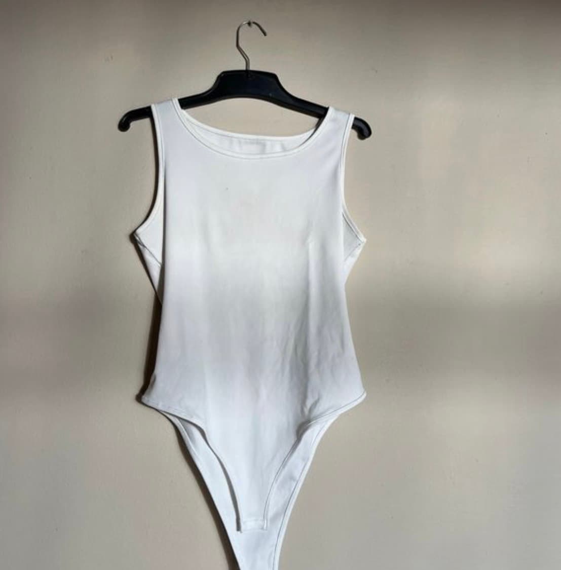 Women’s white top - SHEIN - Size L - Preloved Fashion