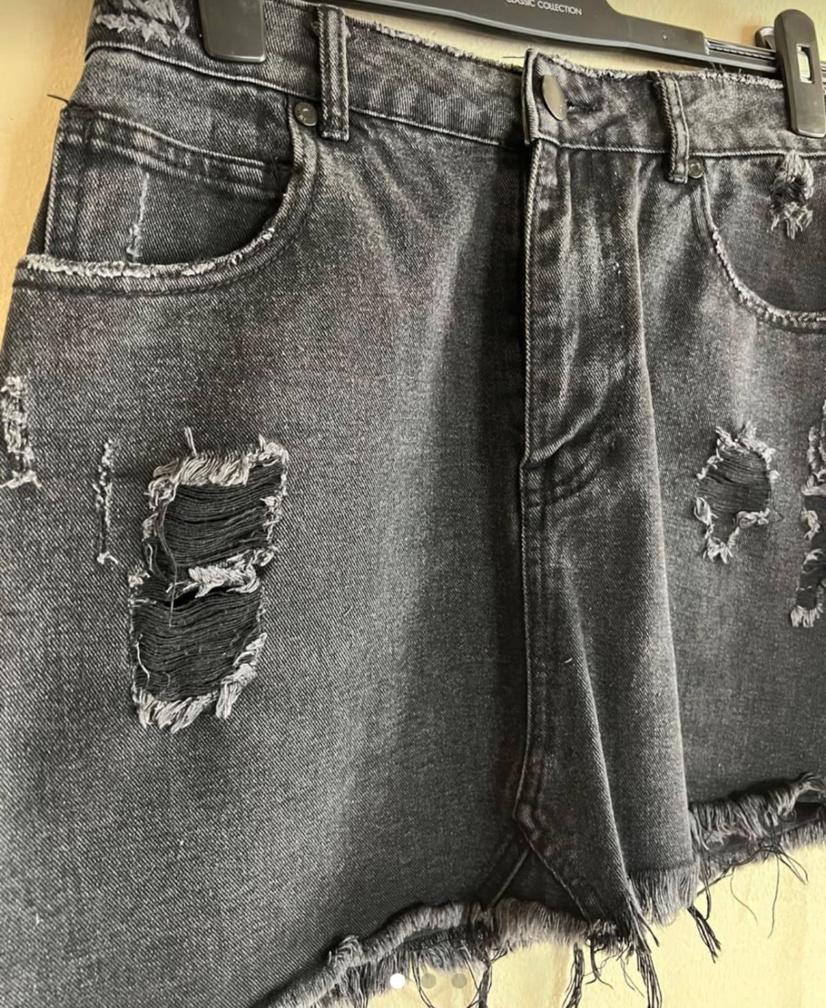 Women’s black denim skirt - Image 2