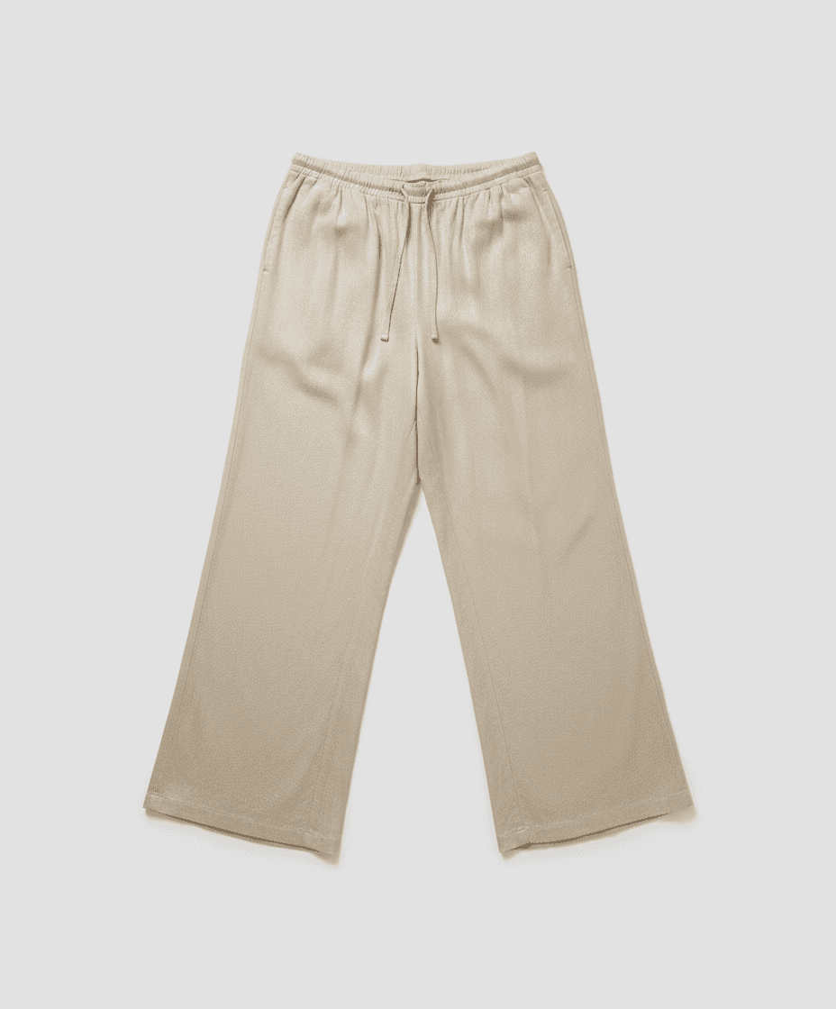 Women’s wide leg cream pants