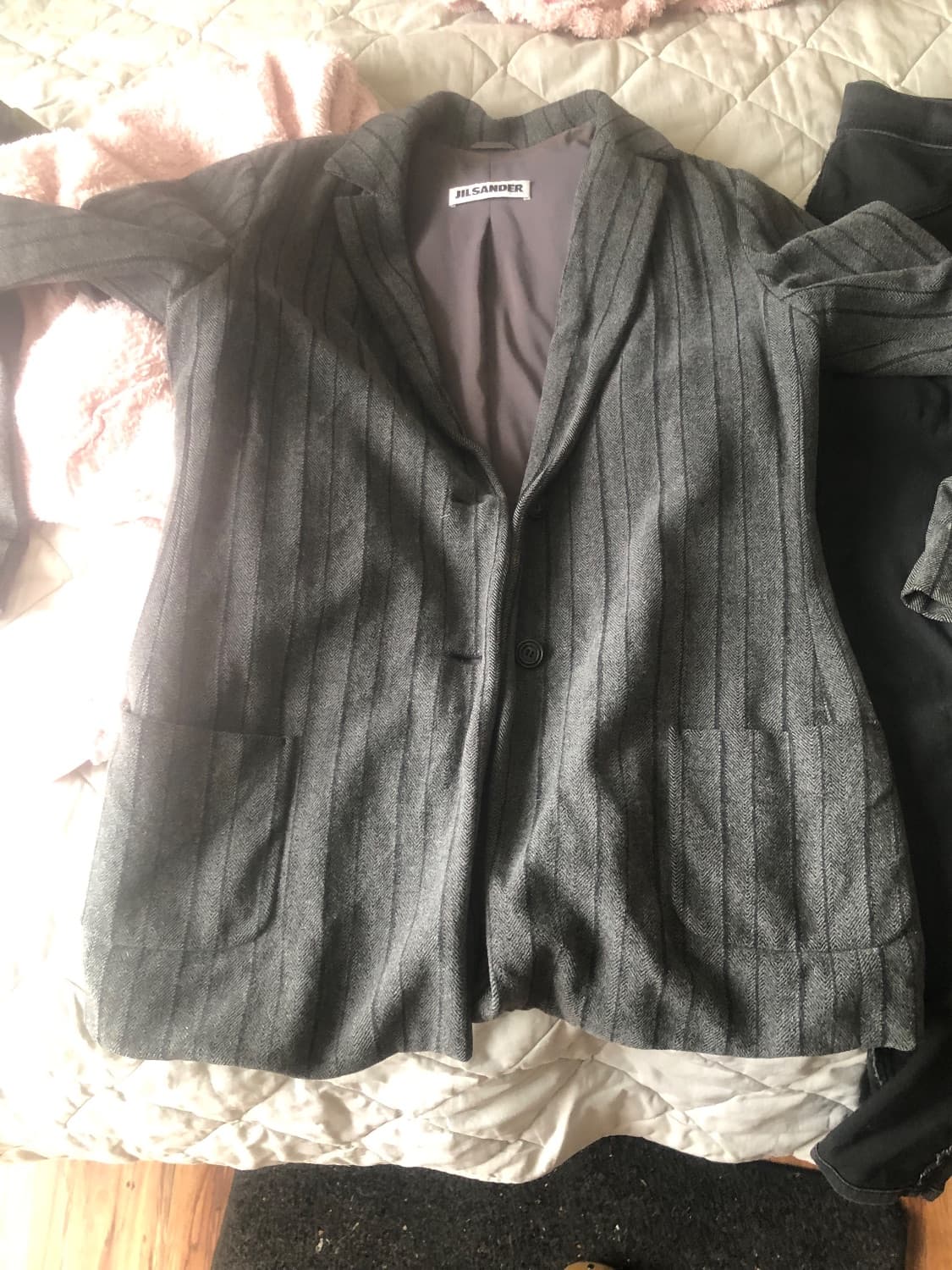 Jil Sander cashmere and wool coat, worn but in great condition