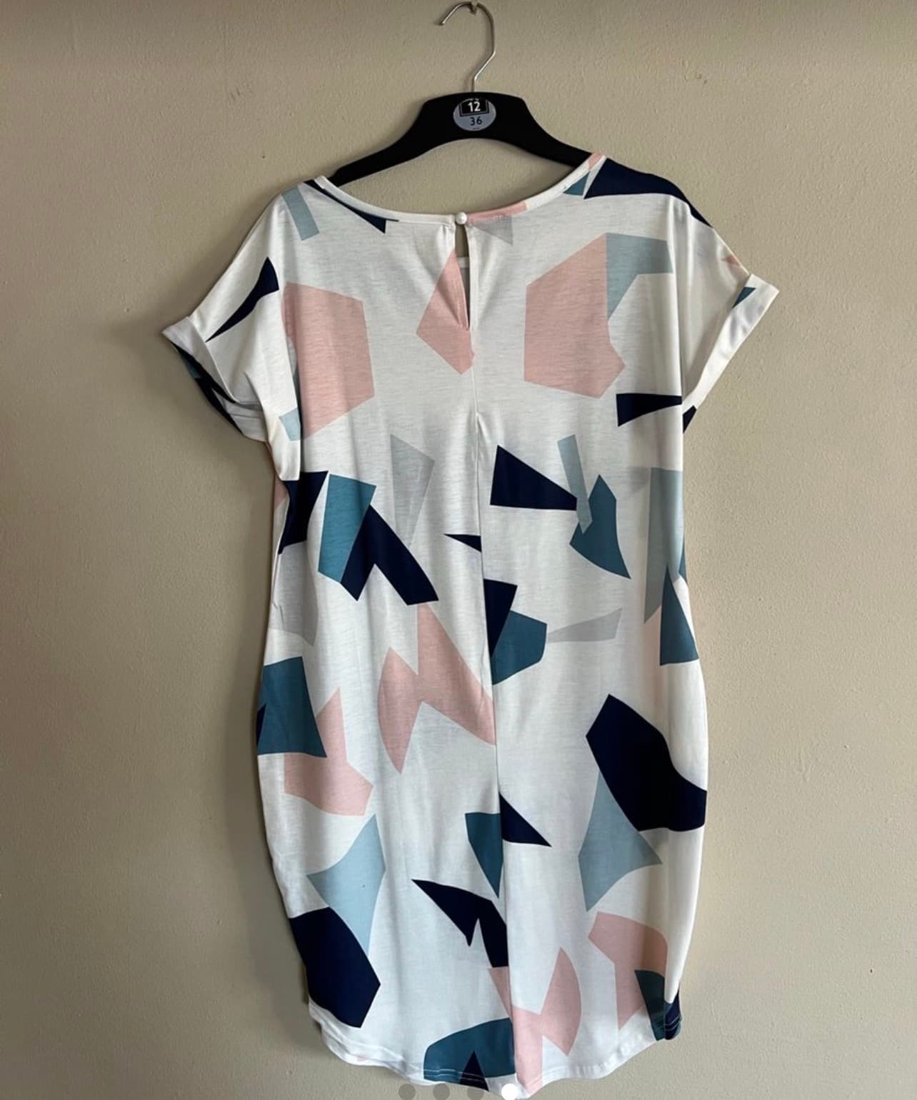 Women’s colourful dress (with foundation stain) - Image 4