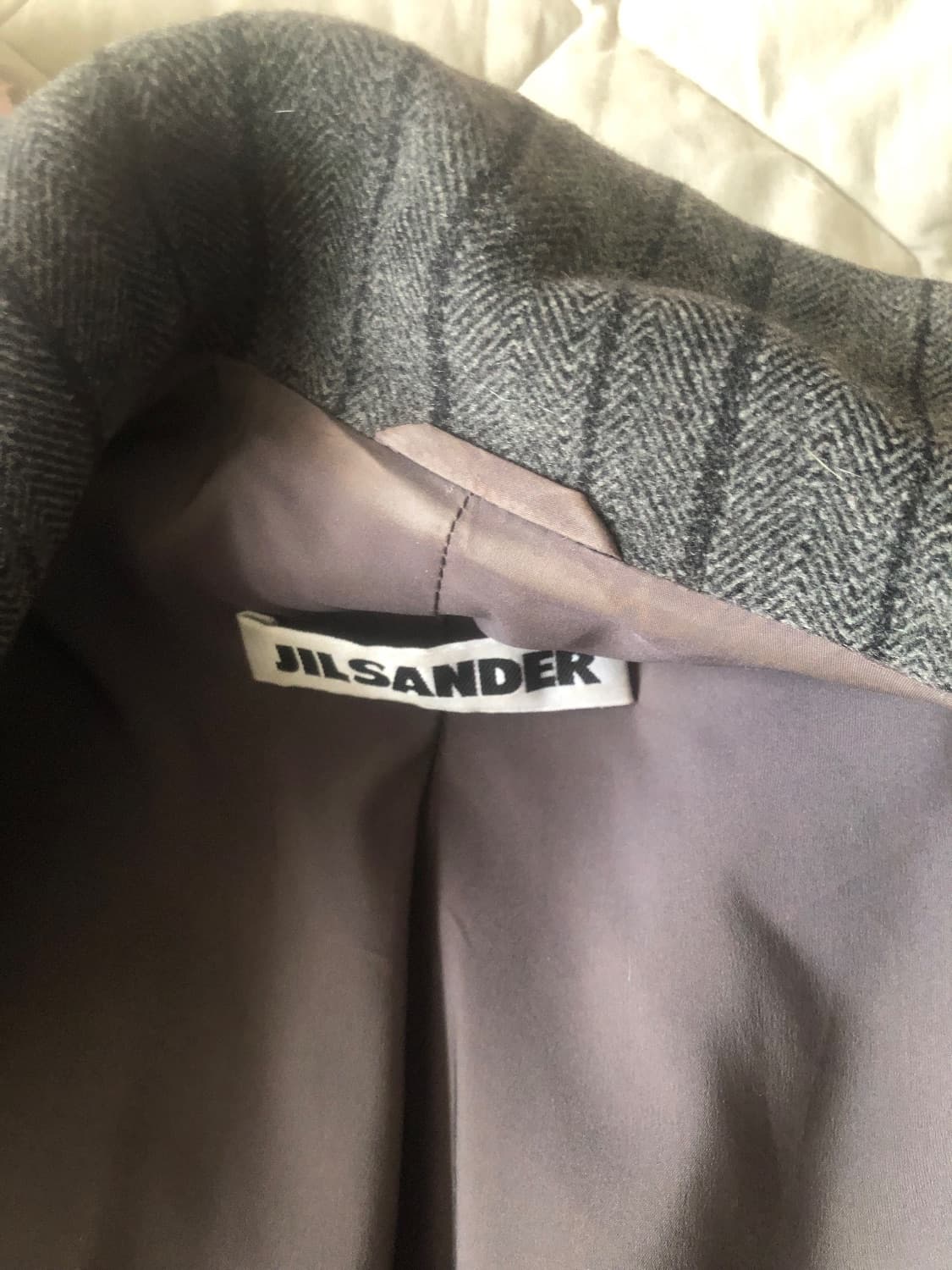 Jil Sander cashmere and wool coat, worn but in great condition - Image 2