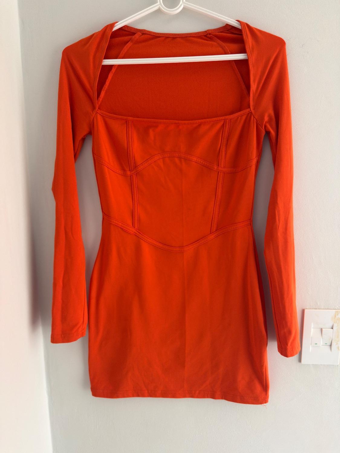 Orange dress