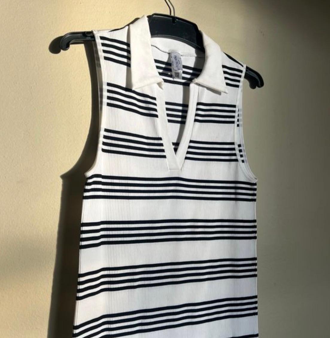 Women’s tight striped dress - Image 2