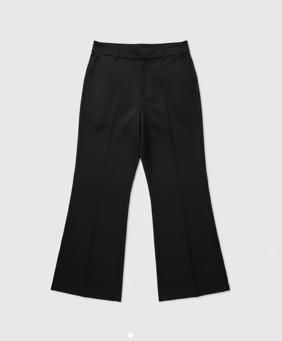Women’s black wide leg formal pants - Image 1