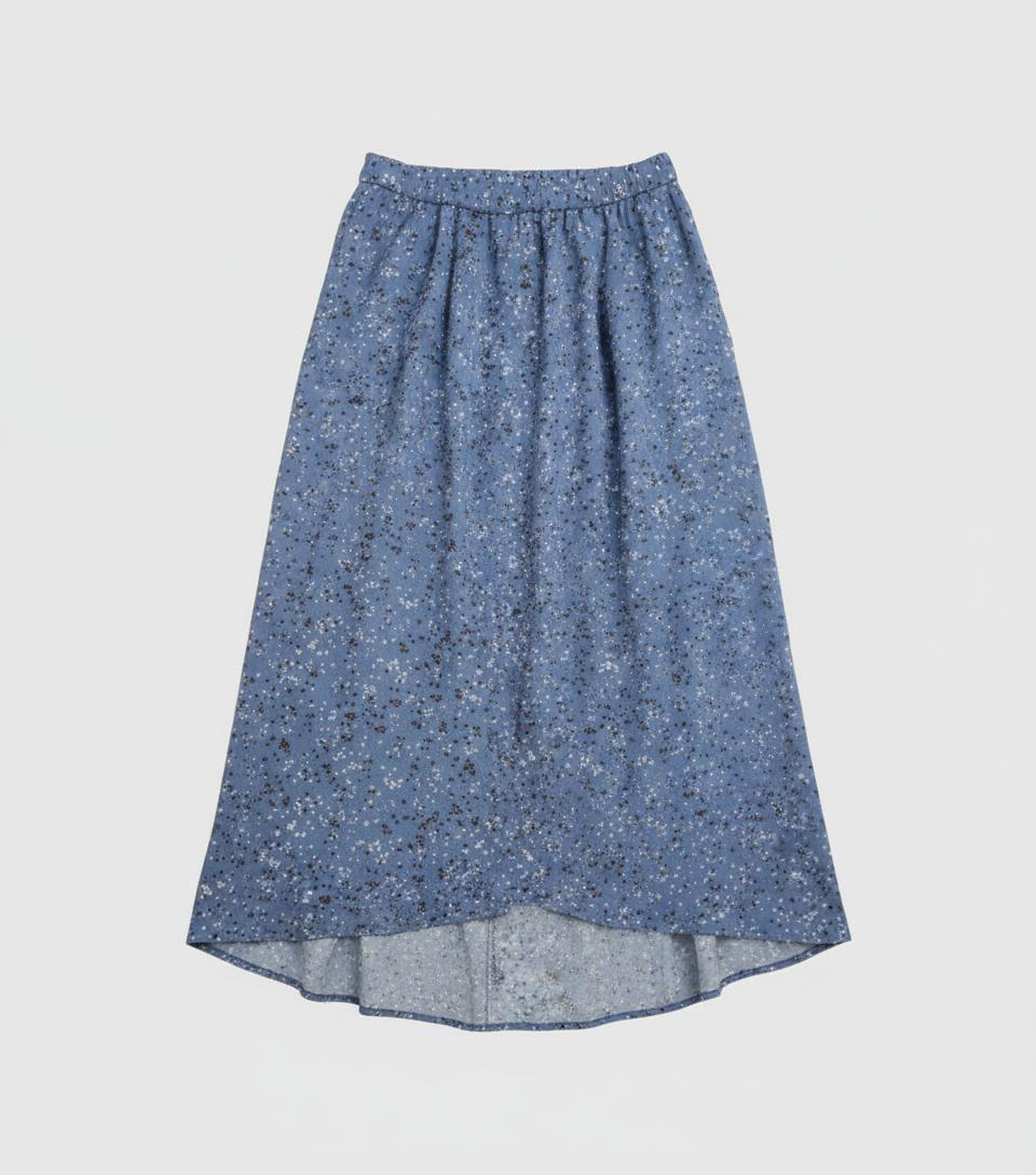 Women’s blue printed skirt  - Image 1