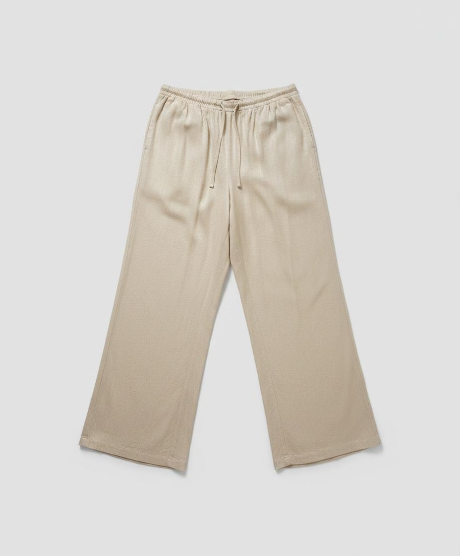 Women’s wide leg cream pants - Image 1